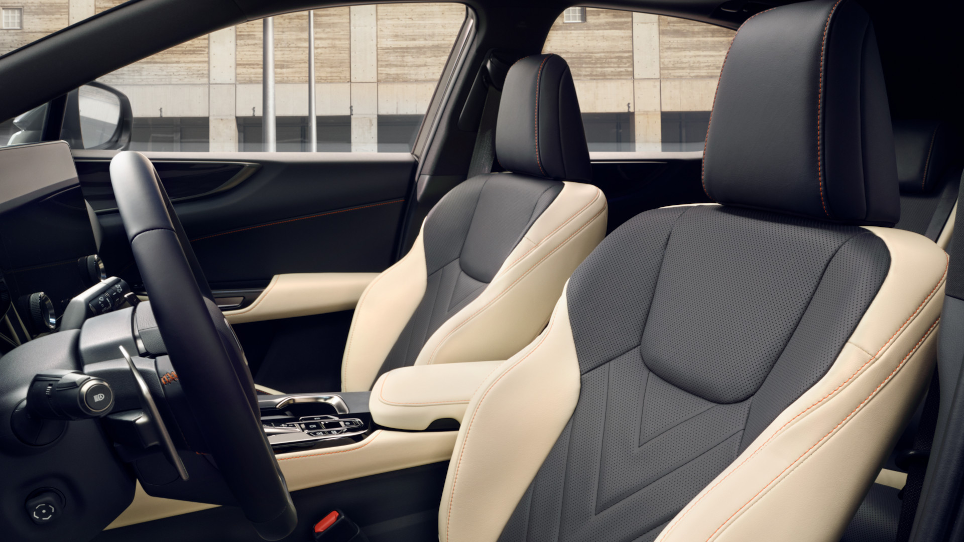 The cockpit of the Lexus NX.